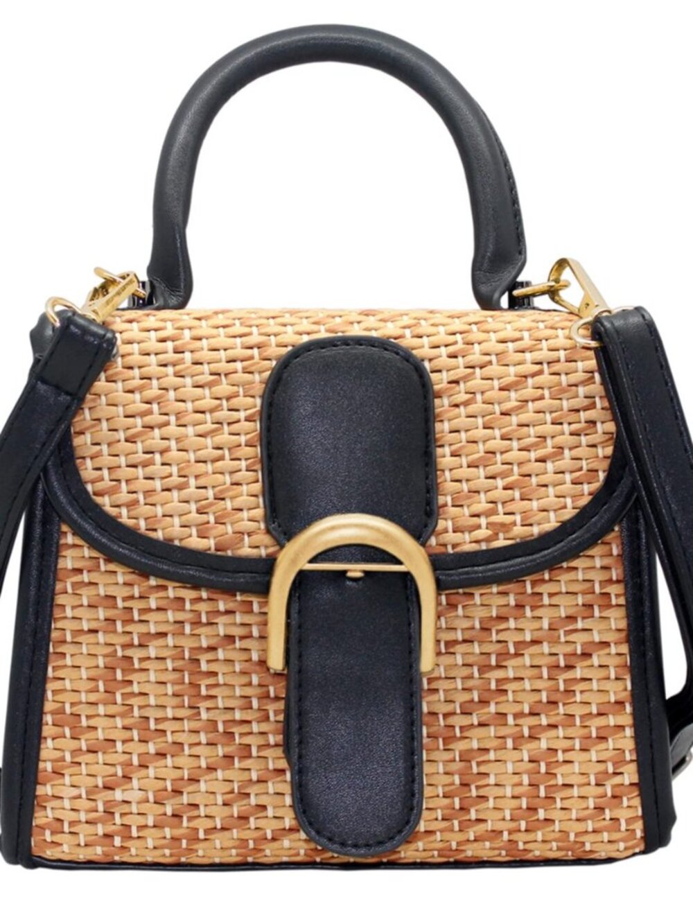Retro Straw Woven Handbag Womens Small Cross Body Bag Shoulder Messenger Satchel